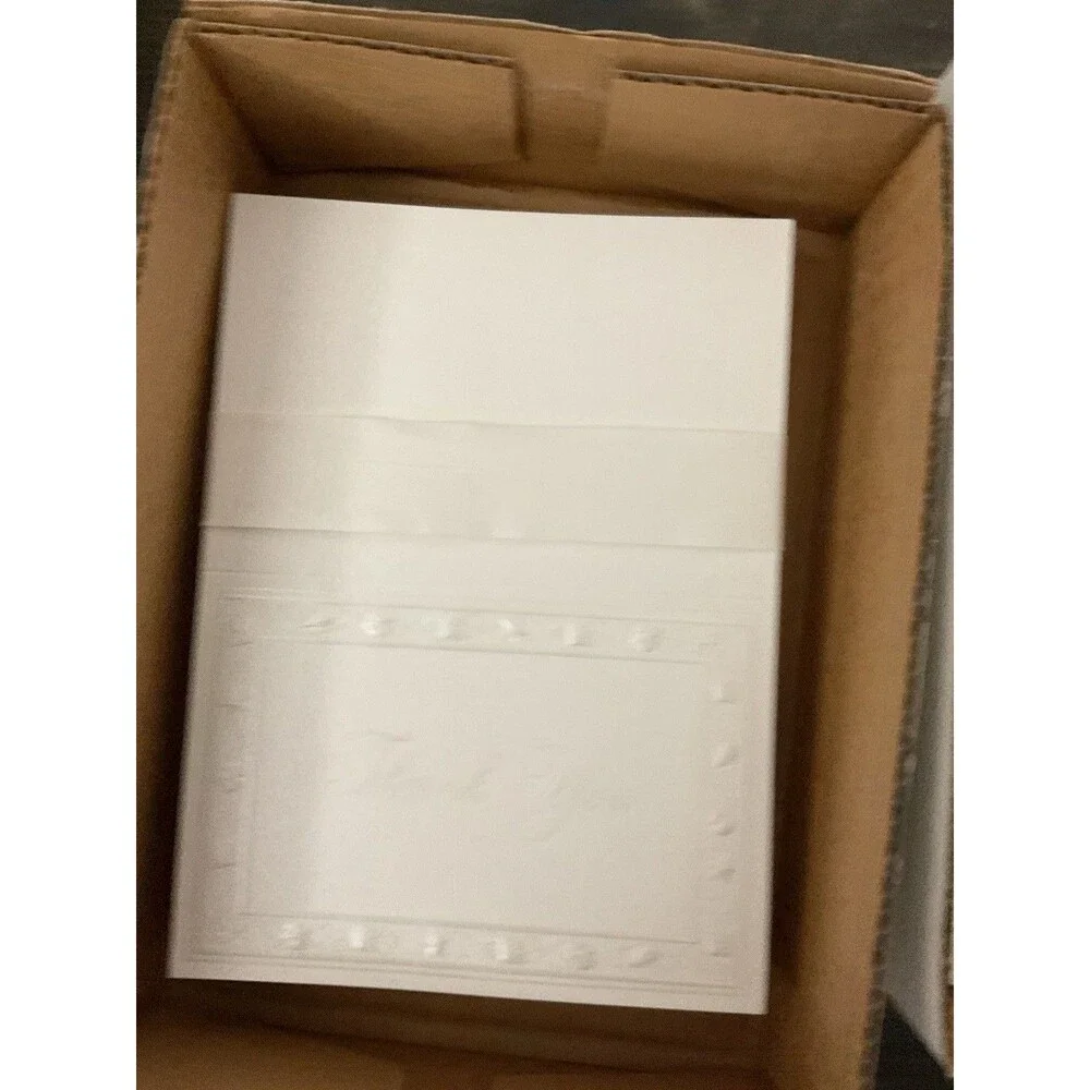Box of Embossed Thank You Cards